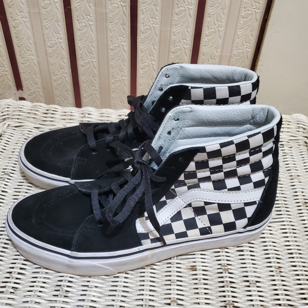 Vans Skateboard High Top Sneakers 8.5
